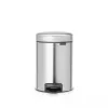 Treteimer Brabantia newIcon Rund Edelstahl gebürstet