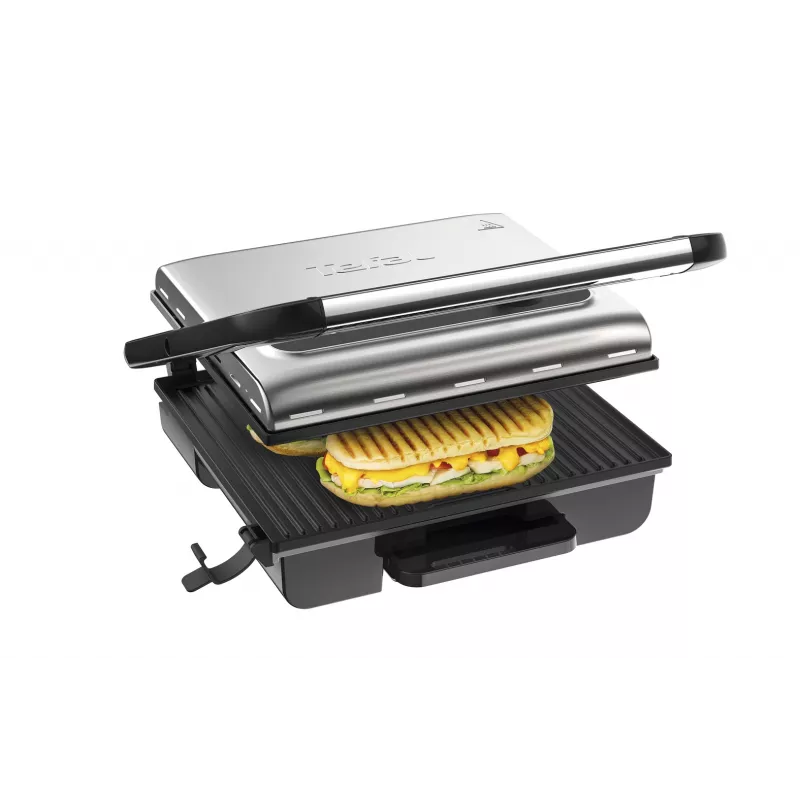 Kontaktgrill Tefal Inicio GC242D 2000W Schwarz Edelstahl
