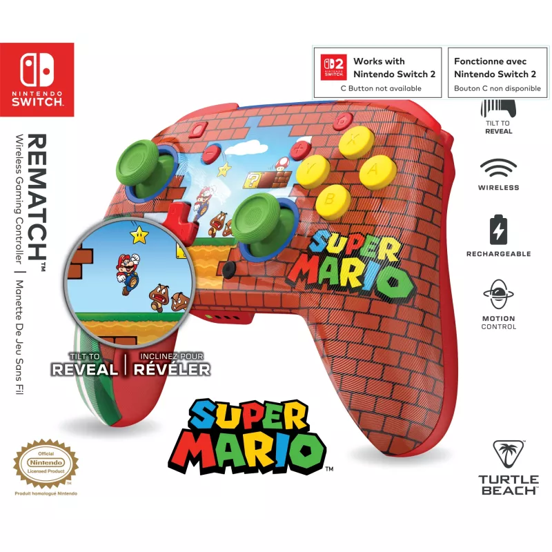 Gamepad Turtle Beach Rematch Advanced Wired 2025 Mehrfarbig Nintendo Switch