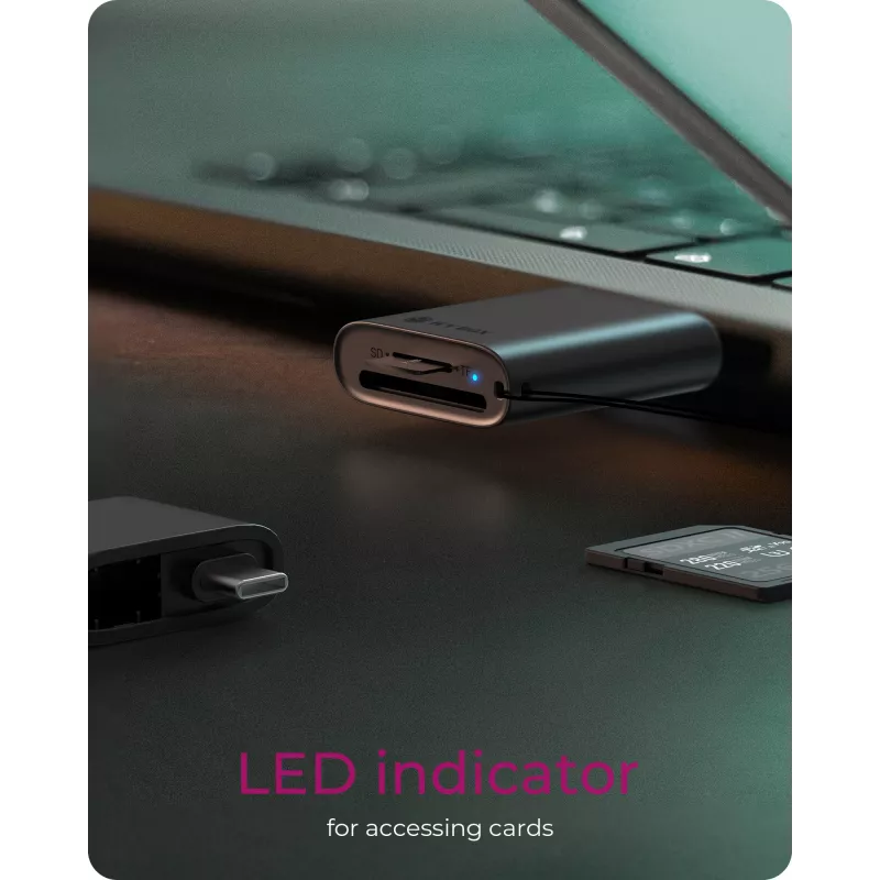 ICY BOX 2-in-1 Kartenleser über USB Type-A & USB Type-C Schnittstelle