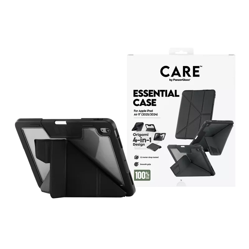 Tablet-Schutzhülle PanzerGlass TPU Essential Case CR76640 Schwarz für iPad Air