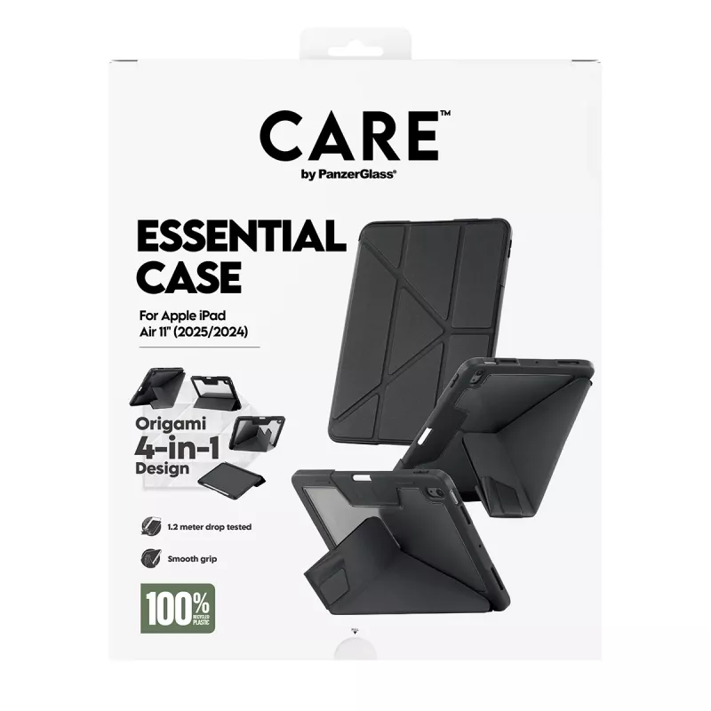 Tablet-Schutzhülle PanzerGlass TPU Essential Case CR76640 Schwarz für iPad Air