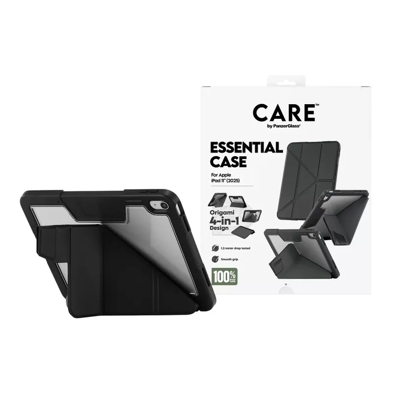 Tablet-Hülle PanzerGlass TPU Essential Case für iPad 11 (2025) – Schwarz