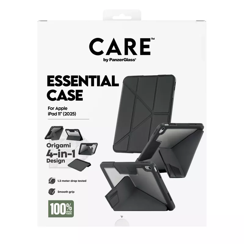 Tablet-Hülle PanzerGlass TPU Essential Case für iPad 11 (2025) – Schwarz