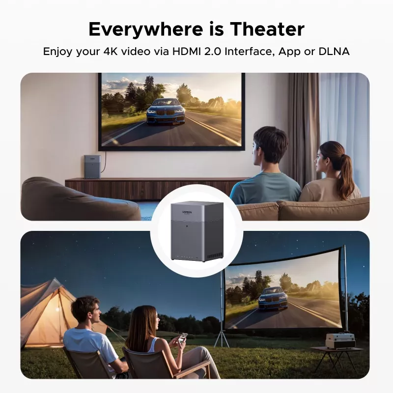 UGREEN NAS DH4300 Plus 4-bay 120TB mit 2.5GbE und USB-C