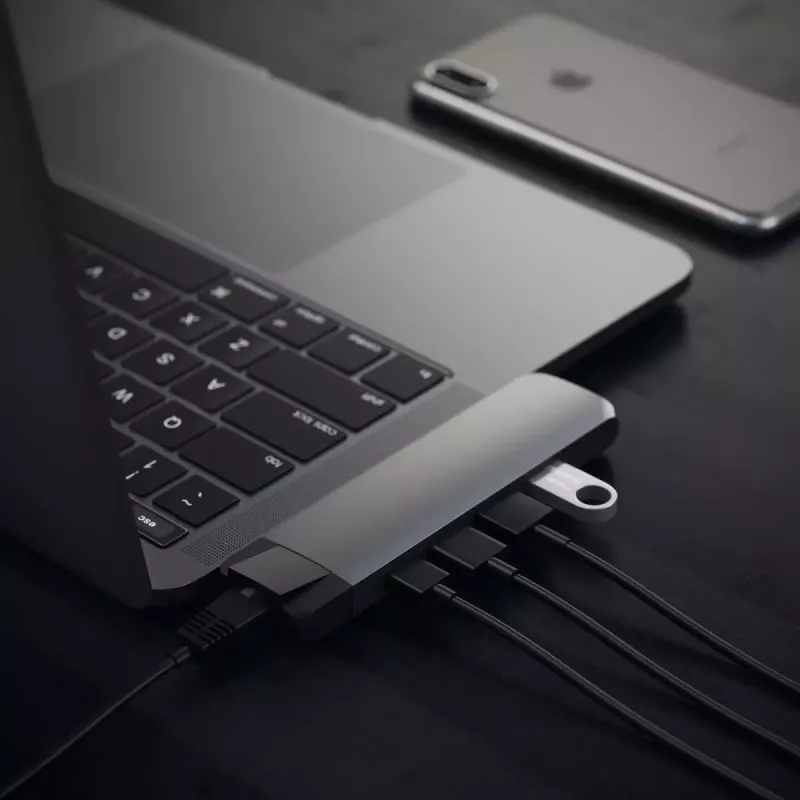 Laptop Dock Satechi ST-TCPHEM Thunderbolt 3 Grau