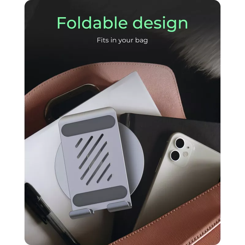 Smartphone- und Tablet-Ständer icybox IB-TH201-R — 360° drehbarer Ständer für Telefone und Tablets