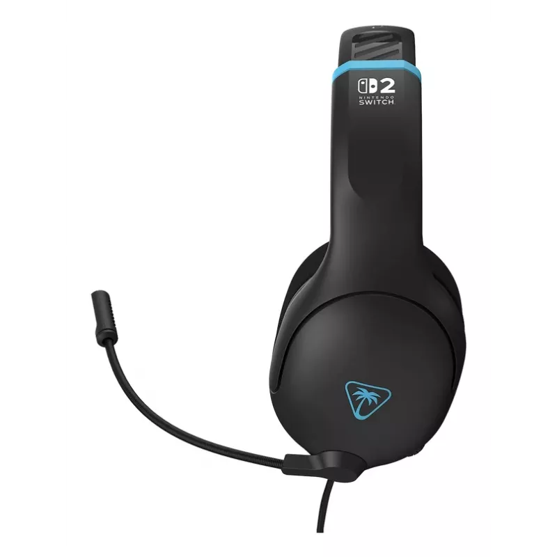 Turtle Beach Airlite Fit Charcoal Schwarz Kabelgebundenes Gaming-Headset mit Flip-to-Mute-Mikrofon, Over-Ear-Komfort