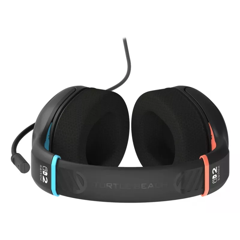 Turtle Beach Airlite Fit Charcoal Schwarz Kabelgebundenes Gaming-Headset mit Flip-to-Mute-Mikrofon, Over-Ear-Komfort