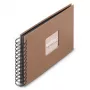 Hama 00009851 Fotoalbum Braun 50 Blatt 10 x 15 Spiralbindung