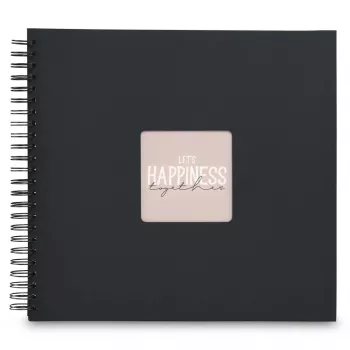 Hama 00009835 Fotoalbum Schwarz 300 Blatt 10 x 15 Spiralbindung