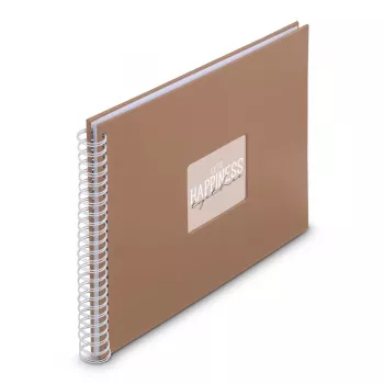Hama Fine Art Fotoalbum Braun 300 Blätter 10 x 15 cm Spiralbindung