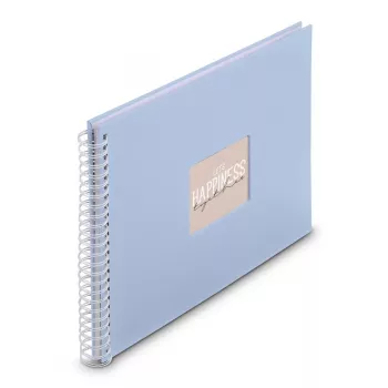 Hama Fine Art Fotoalbum Blau 300 Blatt 10 x 15 cm Spiralbindung