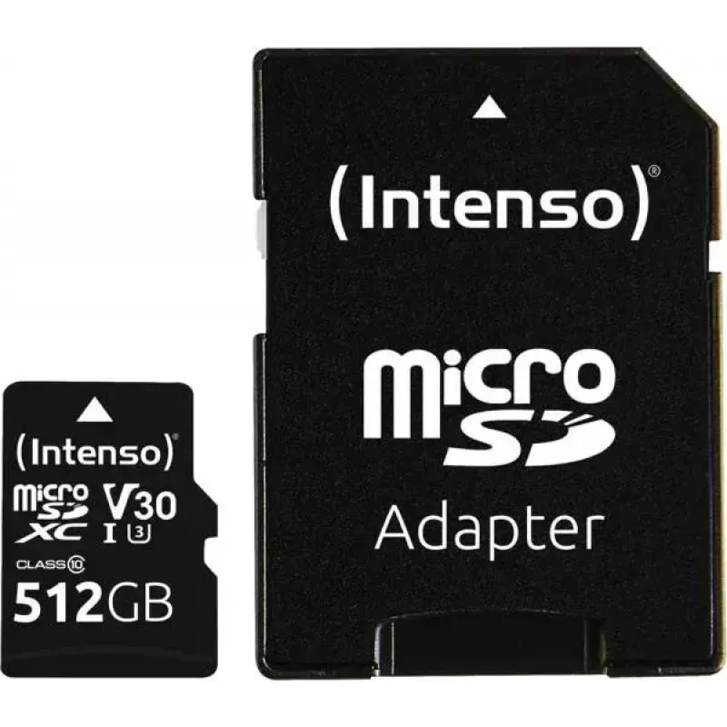 MicroSDXC-Karte Intenso 512 GB UHS-I Klasse 10 3433493