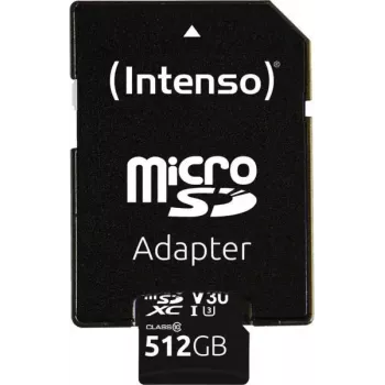 MicroSDXC-Karte Intenso 512 GB UHS-I Klasse 10 3433493