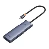 Baseus 4in1 Hub UltraJoy USB-C auf USB 3.0 Grau Kabel