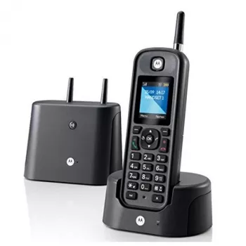 DECT-Telefon Motorola O201 Anruferkennung Schwarz Schnurloses Mobilteil