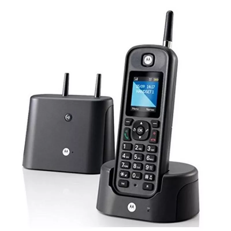DECT-Telefon Motorola O201 Anruferkennung Schwarz Schnurloses Mobilteil
