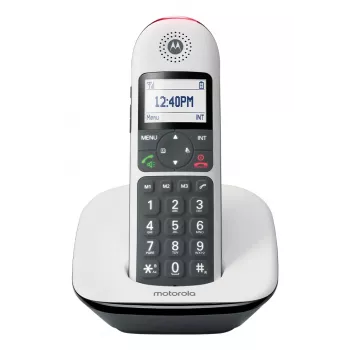 Schnurlostelefon MOTOROLA CD5001 Weiß DECT 1,8 GHz, einzelner Handapparat