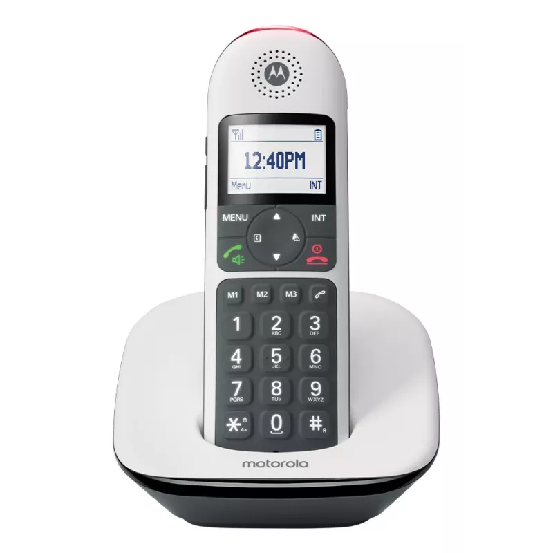 Schnurlostelefon MOTOROLA CD5001 Weiß DECT 1,8 GHz, einzelner Handapparat