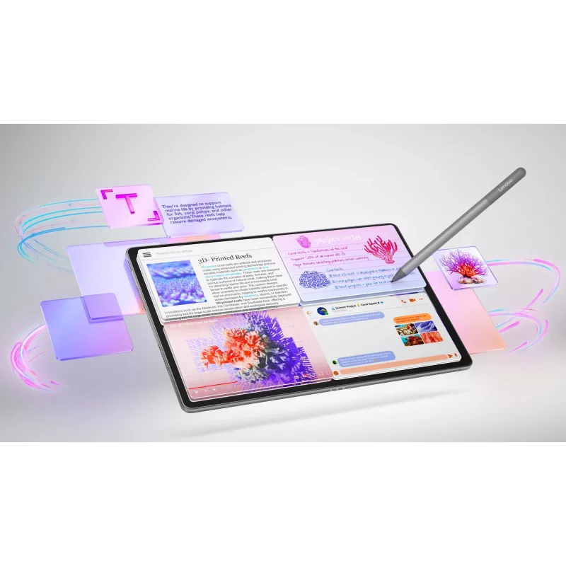 Lenovo Idea Tab Plus Mediatek 256 GB 30,7 cm (12,1 Zoll) 8 GB Wi-Fi 5 (802.11ac) Android 15 Grau