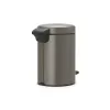 Mülleimer Brabantia 113246 3 L Rund Platin