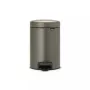 Mülleimer Brabantia 113246 3 L Rund Platin