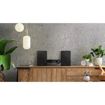 Philips TAM4505M2/12 Heim-Audiosystem Micro-System 80 W Schwarz, Dunkelgrau