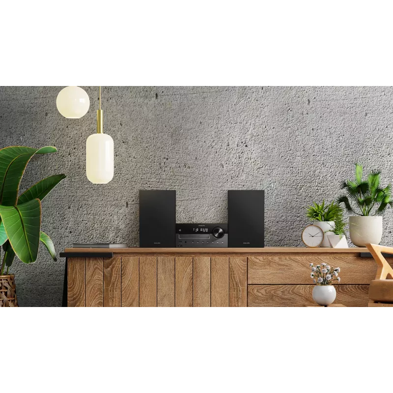 Philips TAM4505M2/12 Heim-Audiosystem Micro-System 80 W Schwarz, Dunkelgrau