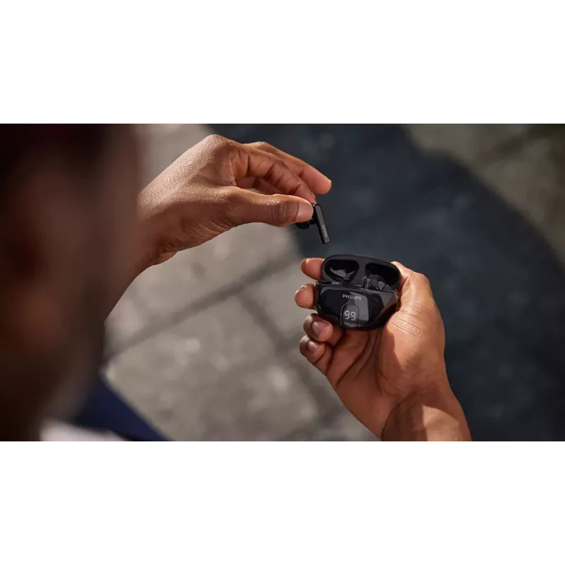 Kabelloses In-Ear-Headset Philips TAT2520BK/00 — Bluetooth, 20–20000 Hz, 10 m Reichweite, 40 g, schwarz