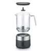 Milchaufschäumer Graef MS802 Automatik — 600 W, Glaskanne, Edelstahl & Schwarz
