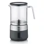Milchaufschäumer Graef MS802 Automatik — 600 W, Glaskanne, Edelstahl & Schwarz