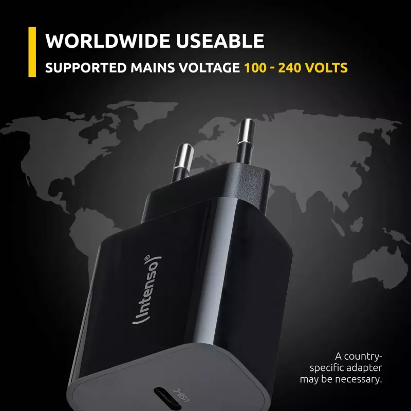 Netzteil Intenso W20C 20W USB-C Schwarz