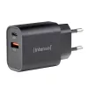 Netzteil Intenso W30AC 30 W USB-A USB-C Schwarz