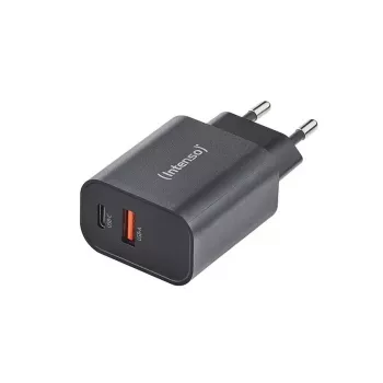 Netzteil Intenso W30AC 30 W USB-A USB-C Schwarz