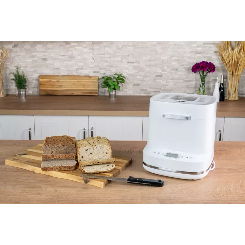 Brotbackautomat Unold Esge Backmeister Bernd 68120 — 550 W, max. Brotgewicht 1 kg, weiß, Kunststoffgehäuse