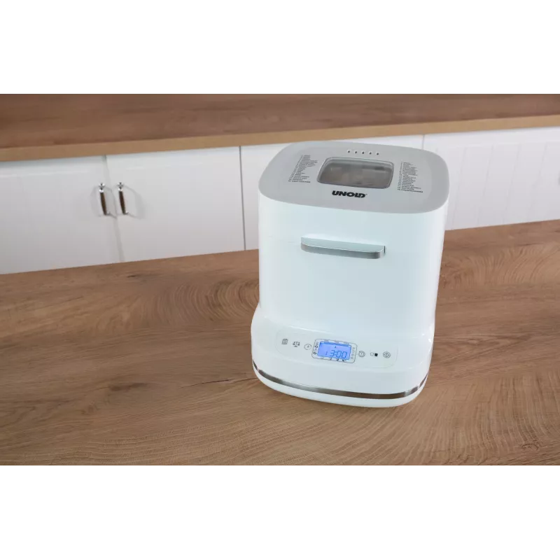 Brotbackautomat Unold Esge Backmeister Bernd 68120 — 550 W, max. Brotgewicht 1 kg, weiß, Kunststoffgehäuse