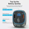 Auto-Ladegerät Vention 3-Port USB (USB-C + 2× USB-A) 30W/18W/5W Schwarz