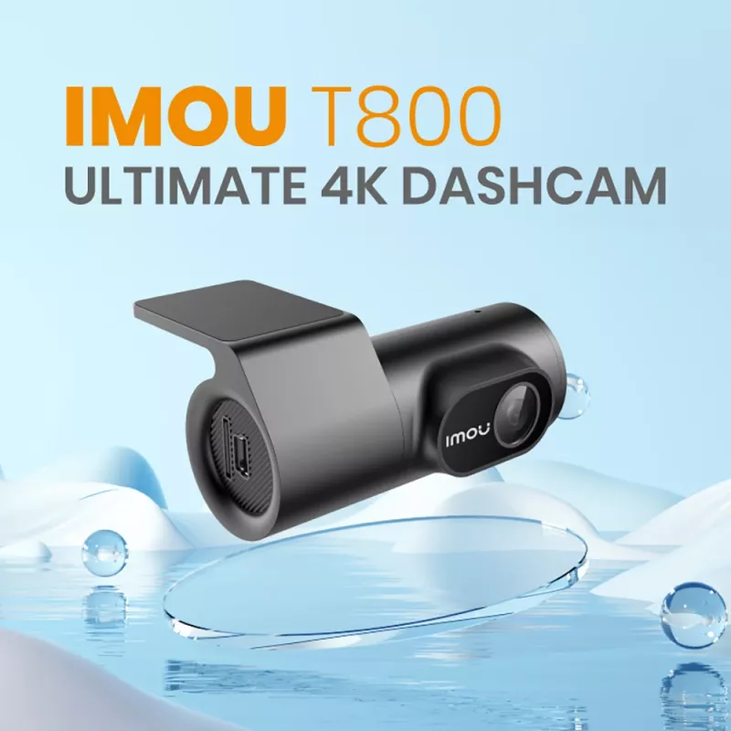 Imou T800 Dashcam 4K Ultra HD Wi-Fi DC Schwarz