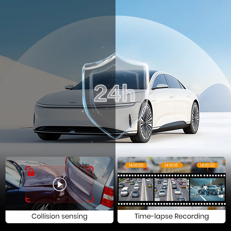 Imou T800 Dashcam 4K Ultra HD Wi-Fi DC Schwarz