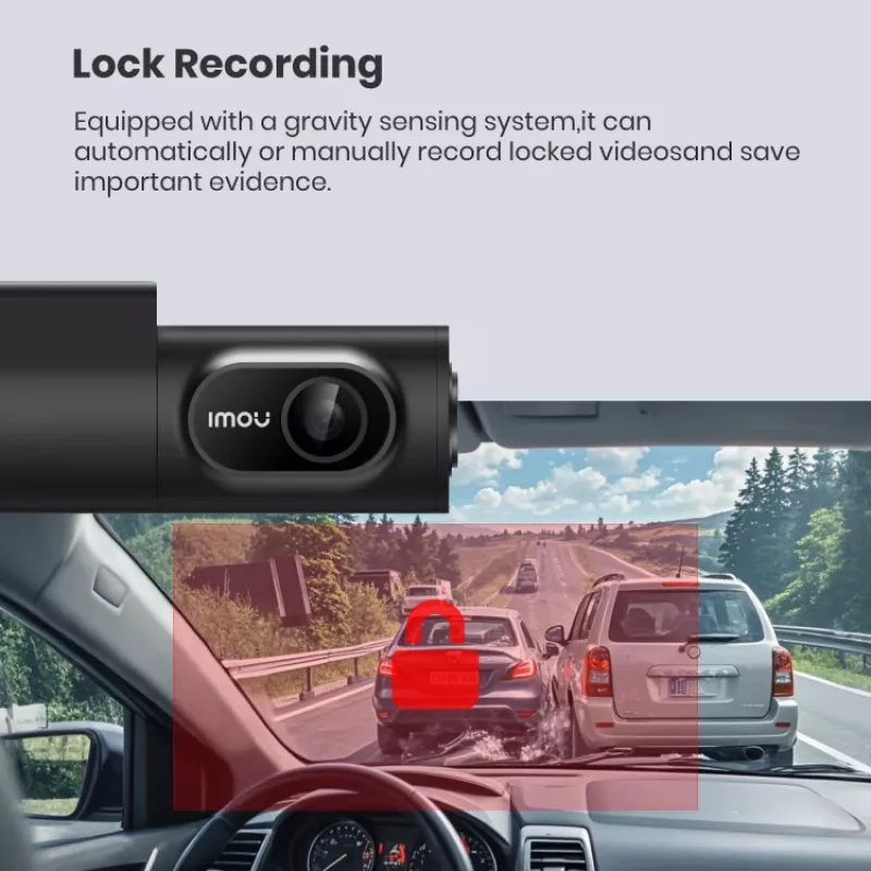 Imou T800 Dashcam 4K Ultra HD Wi-Fi DC Schwarz