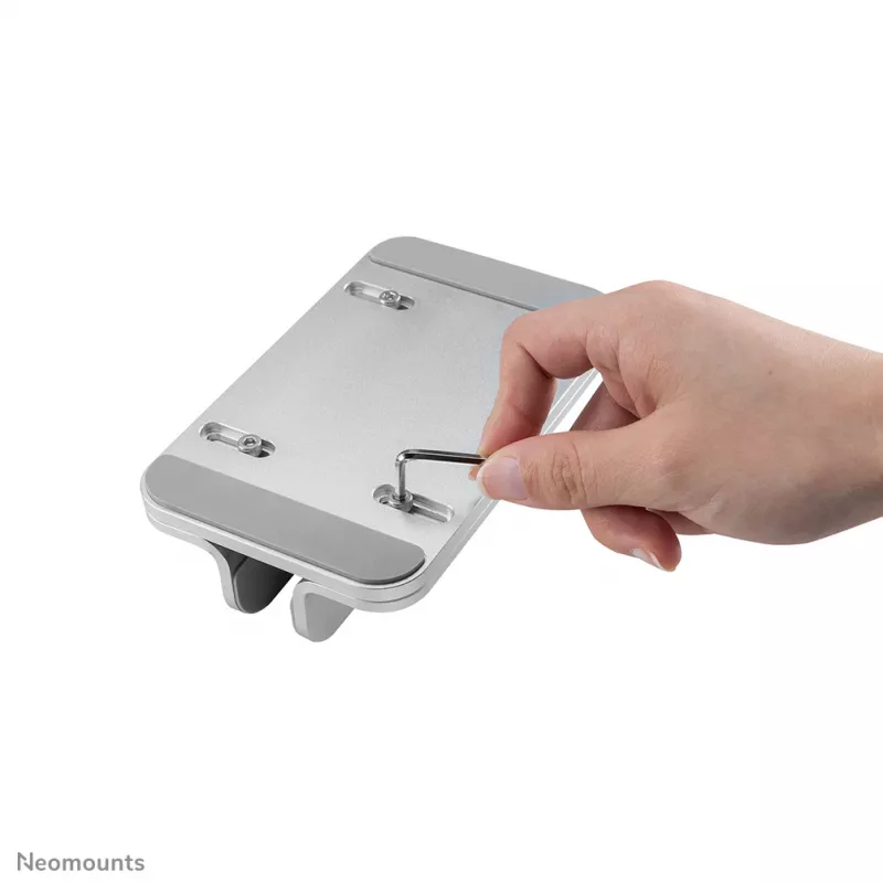 Laptop-Halter Neomounts NSLS300SILVER 11–17 Zoll Aluminium, Höhe 0–42 mm, Breite 0–150 mm, Tiefe 0–92 mm, Silber