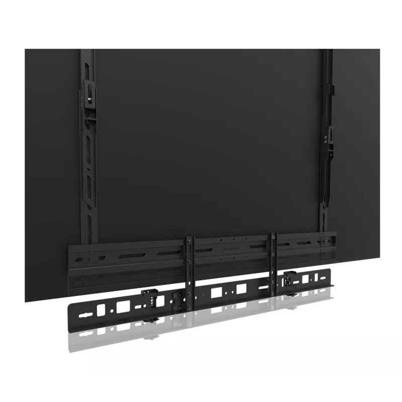 Videobar-Halterung Neomounts AV30-500BL für 43–110 Zoll Displays — VESA bis 600×400, max. 10 kg, Breite 900 mm