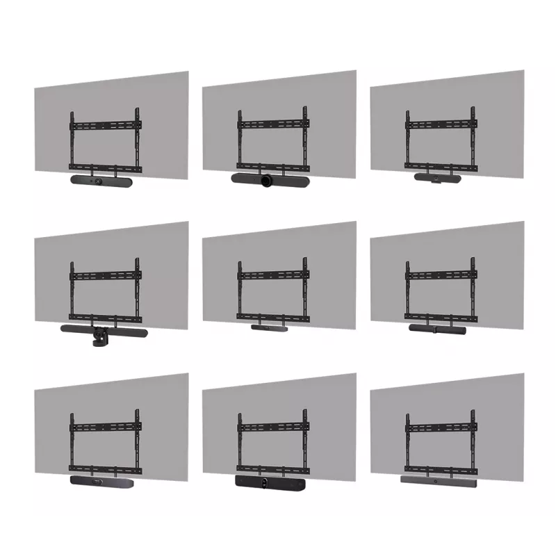 Videobar-Halterung Neomounts AV30-500BL für 43–110 Zoll Displays — VESA bis 600×400, max. 10 kg, Breite 900 mm
