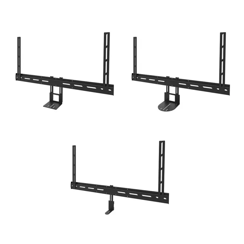Videobar-Halterung Neomounts AV30-500BL für 43–110 Zoll Displays — VESA bis 600×400, max. 10 kg, Breite 900 mm