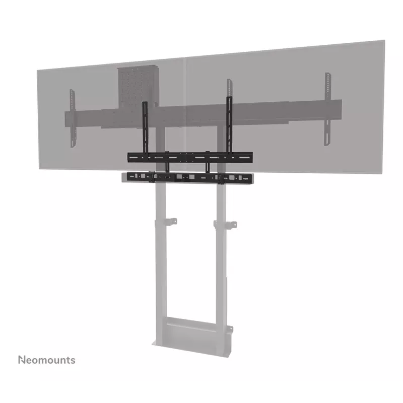 Videobar-Halterung Neomounts AV30-500BL für 43–110 Zoll Displays — VESA bis 600×400, max. 10 kg, Breite 900 mm