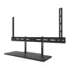 Tastaturablagen-Kit Neomounts AV40-500BL für 43–110 Zoll Bildschirme, VESA bis 600x400, max. Last 2,5 kg, 900×279×640 mm