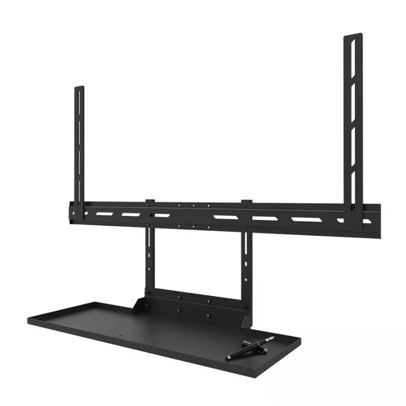 Tastaturablagen-Kit Neomounts AV40-500BL für 43–110 Zoll Bildschirme, VESA bis 600x400, max. Last 2,5 kg, 900×279×640 mm