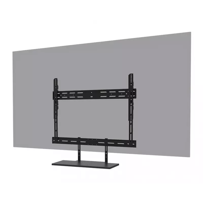 Tastaturablagen-Kit Neomounts AV40-500BL für 43–110 Zoll Bildschirme, VESA bis 600x400, max. Last 2,5 kg, 900×279×640 mm