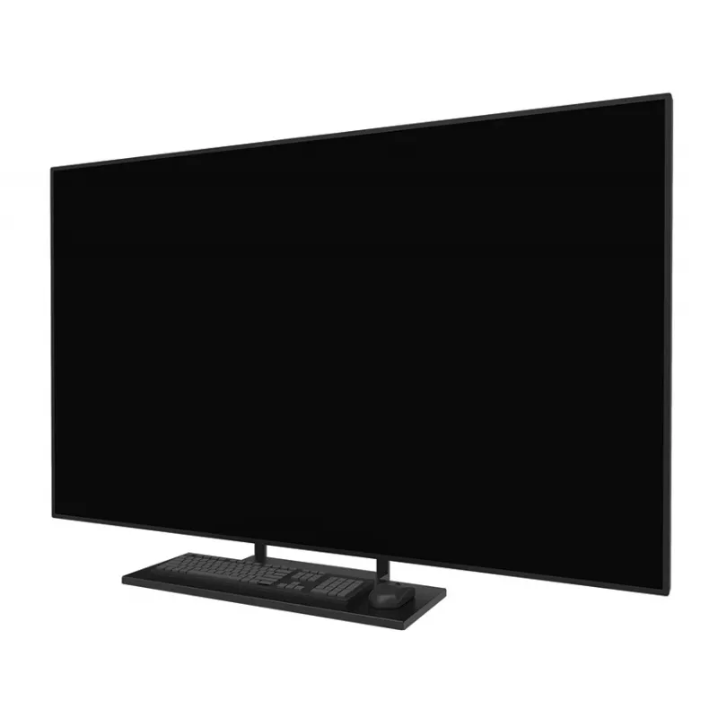 Tastaturablagen-Kit Neomounts AV40-500BL für 43–110 Zoll Bildschirme, VESA bis 600x400, max. Last 2,5 kg, 900×279×640 mm